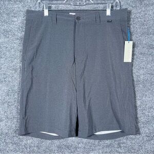 Travis Mathew NWT Mens 32 Gray Beck Golf Chino Performance Stretch Casual Shorts